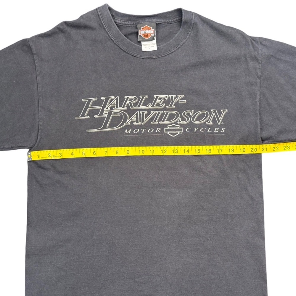 Harley Davidson Mt Cheaha Oxford‎ AL T Shirt Large Made USA Hanes Beefy - Picture 7 of 7